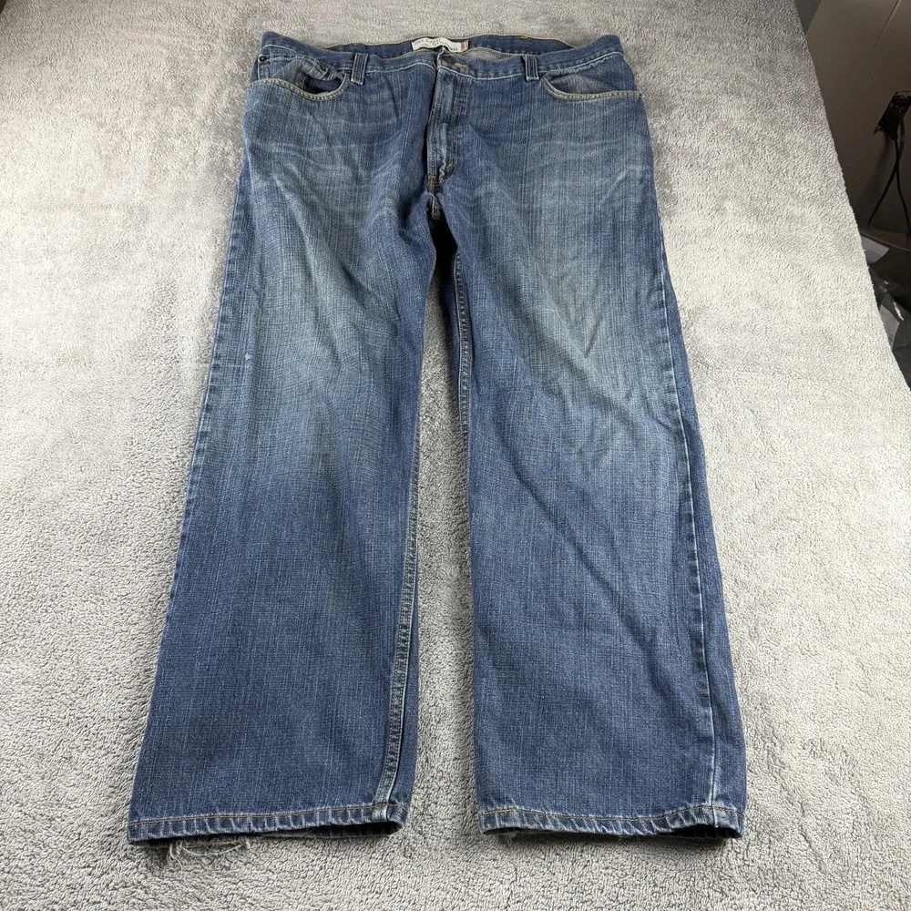 Levis 559 Relaxed Straight Fit Jeans Mens 42x30 Blue Medium‎ Wash Mid Rise